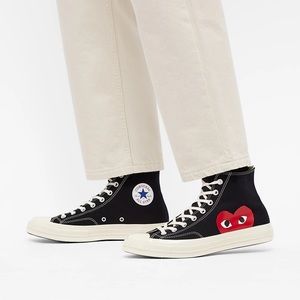 Like New Comme des Garcons x Converse Chuck Taylors